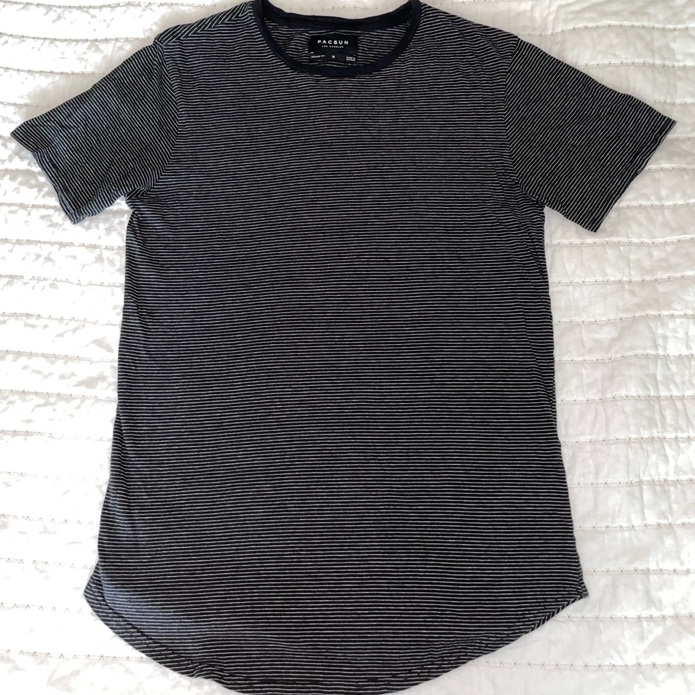 BUNDLE 6 Basic Striped Tees (S/M) Pacsun/On the Byas - Picture 6 of 13
